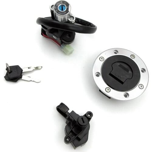 Motorcycles Ignition Switch Lock Fuel Gas Tank Cap Cover Seat Handle Locks For Suzuki GSF 1200 Bandit 96-05 Bandit GSF 600 96-99