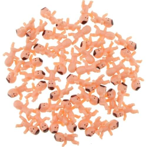Lot of 150pcs Mini Cute Baby Doll Toy for Kids Christening Party Bag Filler