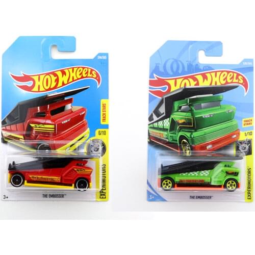 2017 Hot Wheels THE EMBOSSER Mini Alloy Coupe 1/64 Metal Diecast Model Car Kids Toys Gift