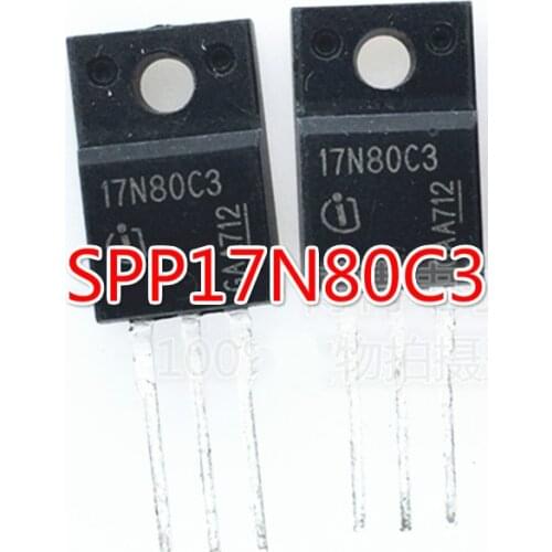20pcs SPP17N80C3 17N80C3 TO-220F