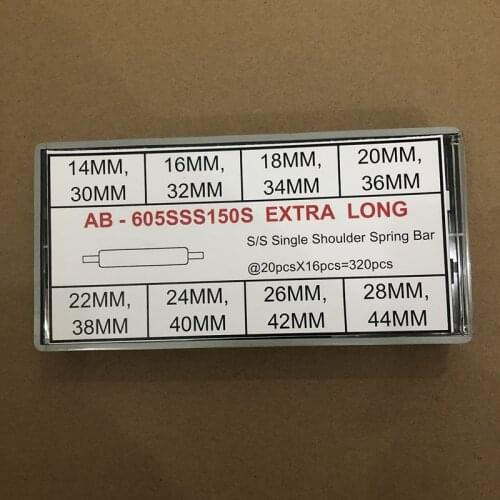 Watch accessories Extra long ears set lengthening ears stainless steel single shoulder ears 16 sizes 14-44