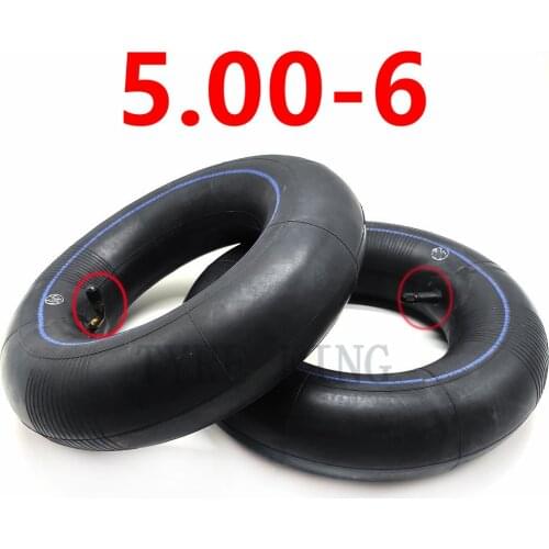 Motorcycle Accessories 5.00/4.00-6 5.00-6 4.00-6 thickening Butyl rubber Inner Tube Stem Lawn Mower Tyre Inner Camera