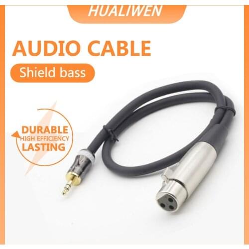 3.5 mm Jack Microphone Audio Splitter Cable Microphone Aux Extension Cable Audio Cable Suitable For Computer Speakers