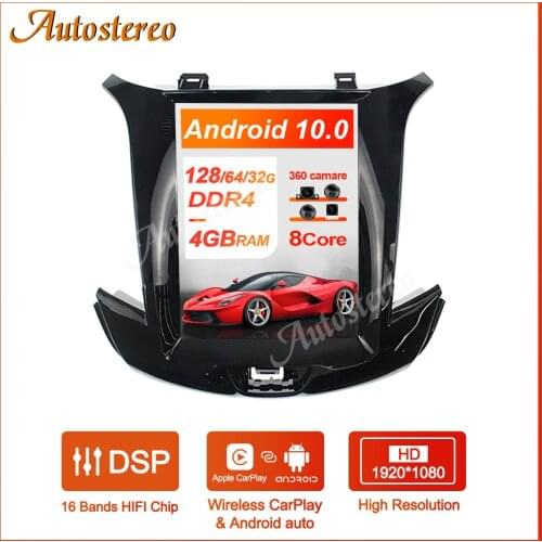 Android 10 6+128G Car Radio GPS Navigation Unit For Chevrolet CRUZE 2015-2018 Multimedia Player Auto Stereo Radio Tape Recorder