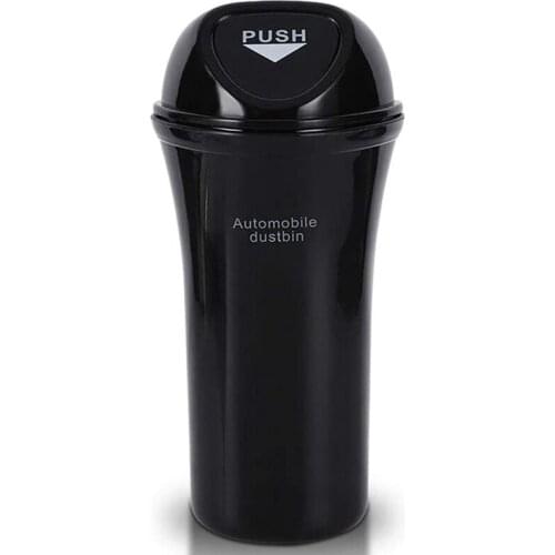 Car Trash Can with Lid Cup Holder Trash Bin Auto Dustbin Garbage Organizer Storage Car Interior for Cars, Home