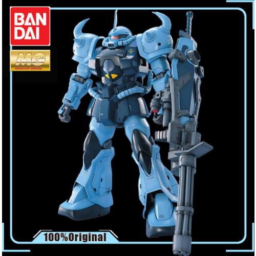 BANDAI MG 1/100 MS-07B-3 Gouf Custom Mobile Suit Gundam Effects Action Figure Model Modification