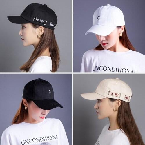 2021 New Korean Cotton Baseball Cap For Women And Men Fashion Snapback Cap Unisex Hip Hop Hats Embroidery Summer Sun Hats Gorras