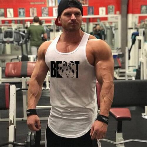 Brand Mesh Mens Tank Top Fitness Workout Fashion Casual Singlets Sleeveless Stringer Undershirt Gym Tanktops Bodybuilding Vest