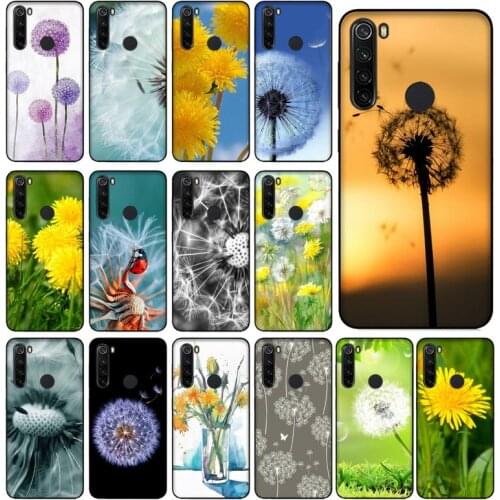 FHNBLJ yellow white Dandelion flower Phone Case for Xiaomi Redmi 5 5Plus 6 6A 4X 7 8 Note 5 5A 7 8 8Pro