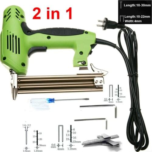 Electric Nail Gun Dual Purpose Nail Gun 1800W Straight Nail Gun Row Nail Gun Code Nail Gun Nailing Machine Woodworking Tools