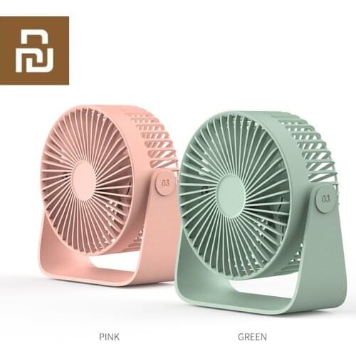 Xiaomi Youpin Sothing Mini Fan Portable USB Fan Double Leaf Desktop Fan Ultra Quiet Smart Touch Summer Cooler 360 degrees
