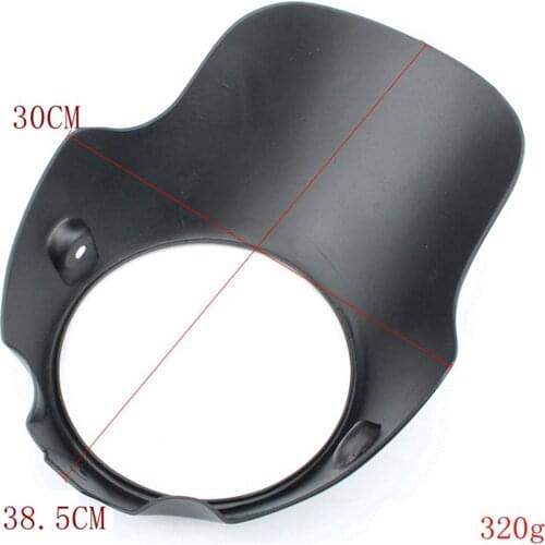 Motorcycle Cafe Racer 7" Headlight Fairing Protector Universal Ornamental