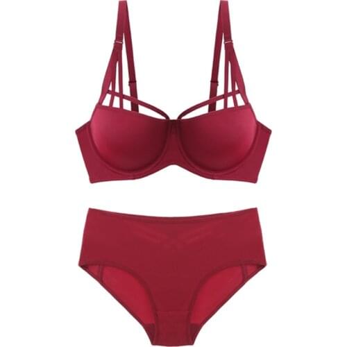 New plus size womens underwear on the sexy bra underwear set of linen ladies push up lingerie set