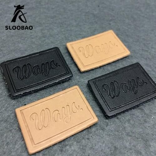 Wholesale (1000pcs) Custom Leather Labels,Jeans Labels,Leather Patch Free Shipping Worldwide