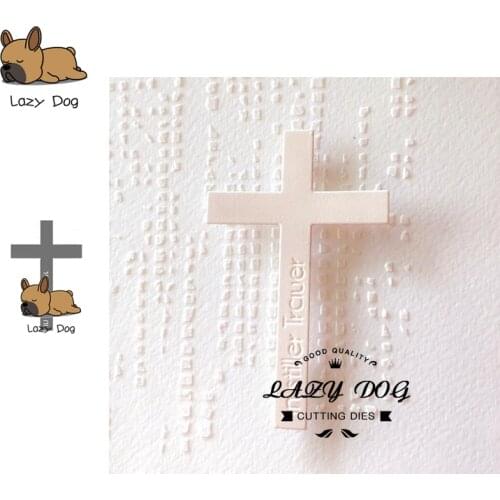 Cross Text Word Metal Cutting Dies Scrapbooking Stencil DIY Decorative Craft Embossing Die Cuts Card Making New Dies For 2019