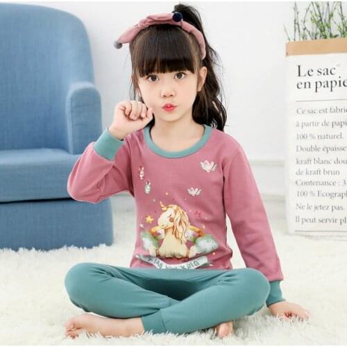 Baby Girl Clothes Unicornio Pyjamas Kids Clothing Sets Pijama Boys Girls Pajamas Set Christmas Pajamas Sleepwear Pyjama Fille