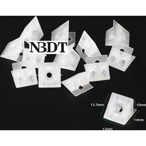 2000pcs/Lot 45 Degree Angle Plastic Corner Connecting Bracket Block Closet Back Panel Diagonal Pressing Fastening Retaining Clip