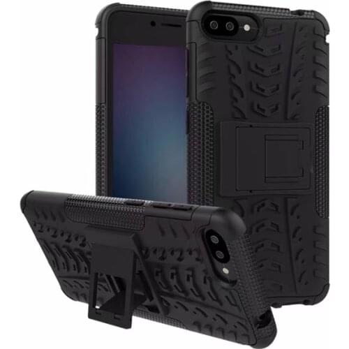 Armor Series Kickstand Heavy Duty Hybrid Shockproof Dual Layer Protective Case Cover With Stand for Asus ZenFone 4 Max ZC520KL