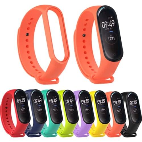 Wrist Strap for Xiaomi Mi Band 5 NFC Bracelet Soft TPU Sport Watch Correa for MiBand 5 4 3 Mi Band5 Mi Smart Band 5 4 3 Straps