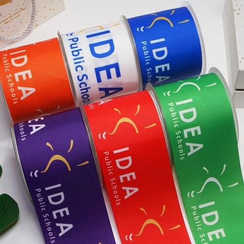 DIY Handmade Materials Printed Grosgrain Ribbon 50 Yard Per Size 31384
