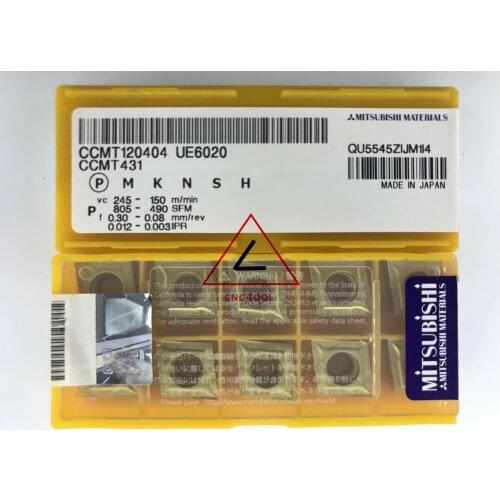 CCMT 120404 UE6020 10pcs original Mitsubishi turning insert DIAEDGE