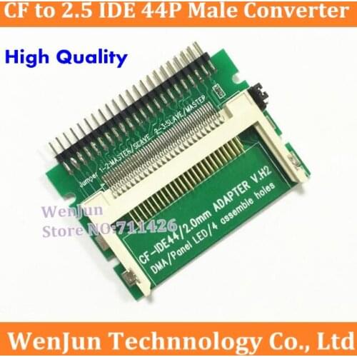 High Quality Compact Flash CF to 2.5 IDE 44P Male Converter Adapter CF to Notebook electronic hard disk Free Shipping