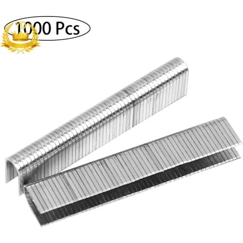 1000Pcs U/ Door /T Shaped Staples Nails For Staple Gun Stapler Furniture Interior Decoration Wood Processing Gun Code Nail YDHS
