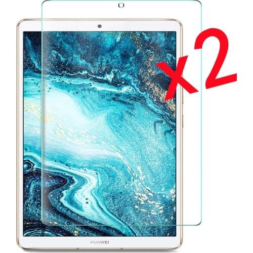 2Pcs Tablet Tempered Glass Screen Protector Cover for Huawei MediaPad M6 8.4 Inch HD Full Coverage Protective Film