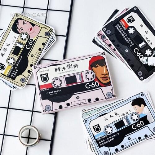 30sheets/LOT Rewind of time Postcard /Greeting Card/Wish Card/Christmas and New Year gifts cards