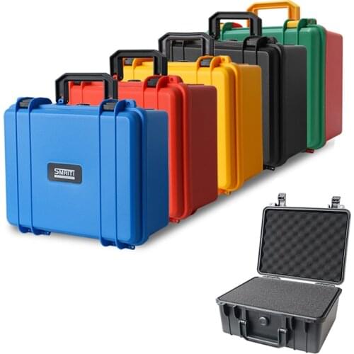 ABS Plastic Storage Toolbox Portable Case Safety Instrument Tool Box Sealed Tool Case box With Sponge