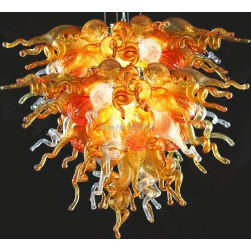 Free Shipping New Arrival Modern Handicraft Murano Glass Ceiling Flower Chandelier