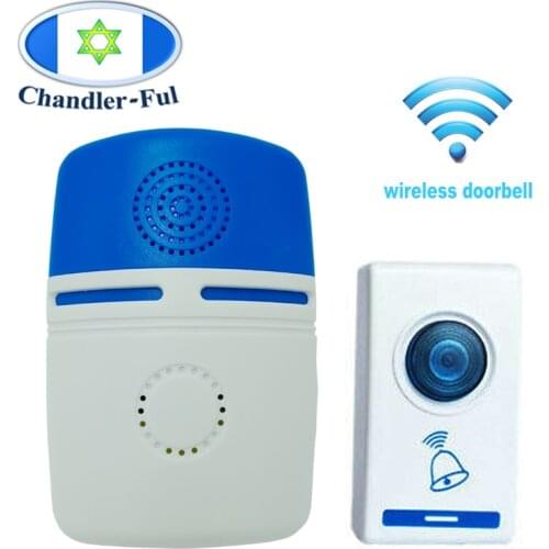 Wireless DoorBell AC DC Powered Loud Door Chime Kit 36 Songs 100m Rang Remote Home Hotel Security Smart Musical Doorbells