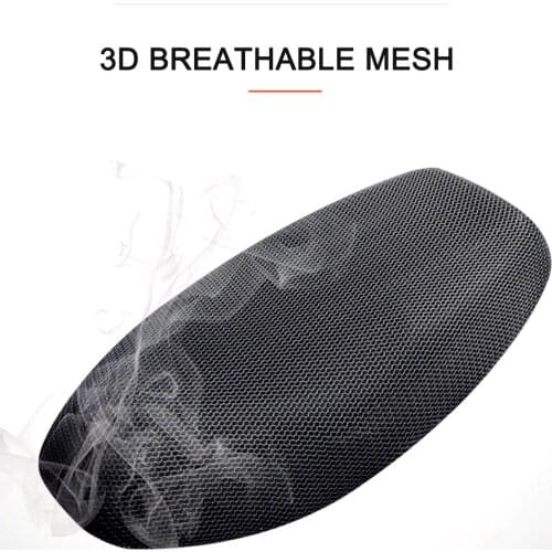 Motorcycle Seat Cover Sunscreen Cool Cushion Protector Sun Block Heat Insulation Mesh Pad