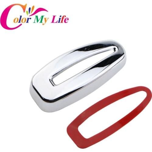 Color My Life Car Headlight Switch Knob Cover Decorative Sticker For Ford Fiesta Ecosport 2009 - 2012 2013 2014 2015 2016 2017
