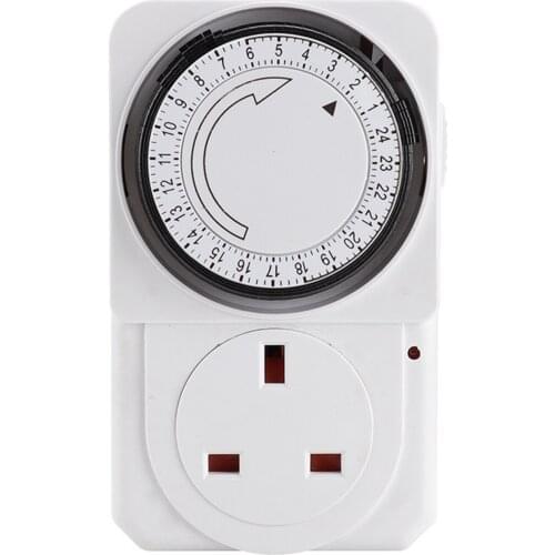 Electronic Digital Timer Switch EU FR BR Plug Kitchen Timer Outlet 230VAC 3500W 16A Plug Programmable Timing Socket Control