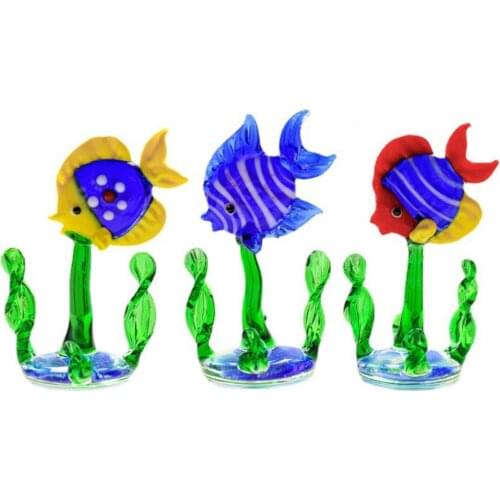 Fish Figure Fine Workmanship Collectible Realistic Mini Fish Tank Ornament for Kids