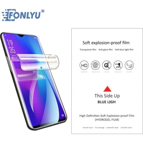 FONLYU 100pcs 12h Recovery Blueray Hydrogel Film Front Screen Protector Compatible For Film Cutting Machine DIY Cutting Plotter