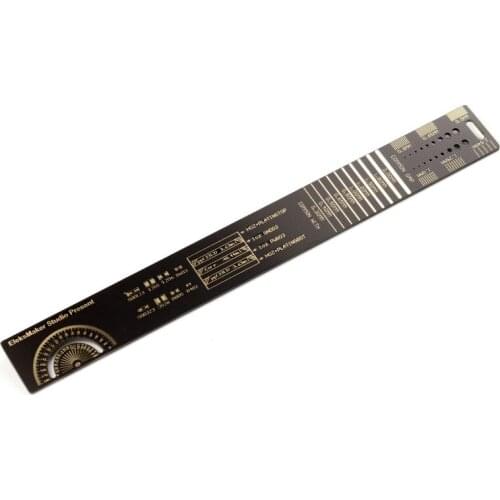 EleksMaker25cm Multifunctional PCB Ruler Measuring Tool Resistor Capacitor Chip IC SMD Diode Transistor Package Electronic Stock