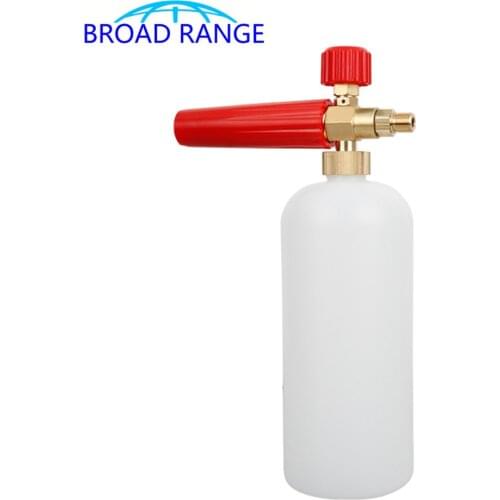 High Pressure Washer G1/4 Screw Type Snow Foam Lance Gun Generator Nozzle Car Washer Soap Bottle Deck Foam Cleaning Tool