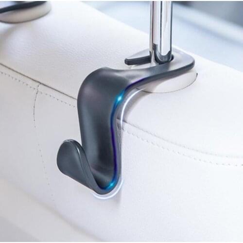 Car Seat Back Hooks Vehicle Hidden Headrest Hanger for Handbag Shopping Bag Coat Storage Hanger Car Accessories Hook