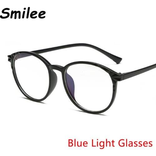 Transparent Round Blue Light Glasses PC Optical Frames Women Men Computer Gaming Glasses Clear Lens Spectacle Eyewear Vintage