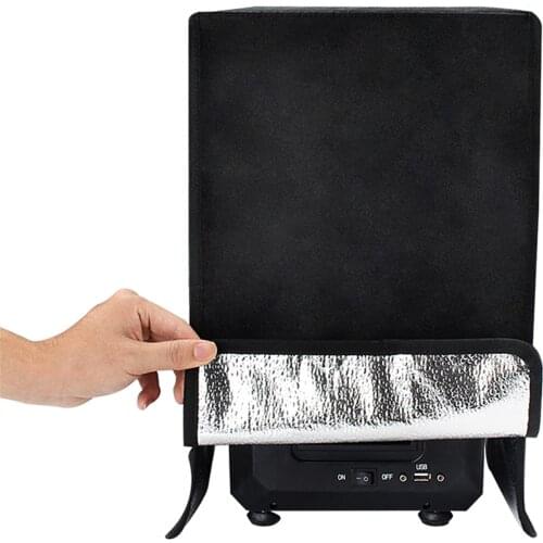Dustproof Sun Hood for LD-002R /D7/D8 3D Printer Light Curing Dust Cover Foldable Blackout Cover Protection Soundproof Sleeve