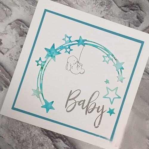 Baby Star Cloud Metal Cutting Dies Stencils DIY Scrapbooking Decorative Craft Photo Album Embossing Folder