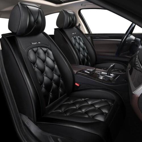 Luxury leather set 5-seat full car seat cover, suitable for the seat cover of most cars, SUVs and small trucks