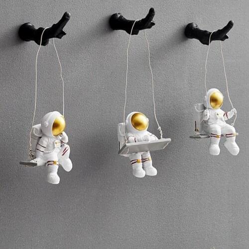 Nordic creative ins wind swing astronaut ornaments desk layout soft decoration