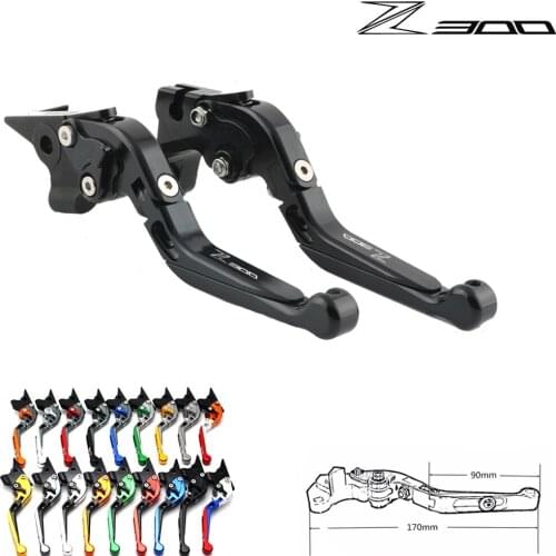 For Kawasaki NINJA 300R/Z300 CNC folding expandable motorcycle brake clutch lever 2013 2014 2015 2016 2017 2018