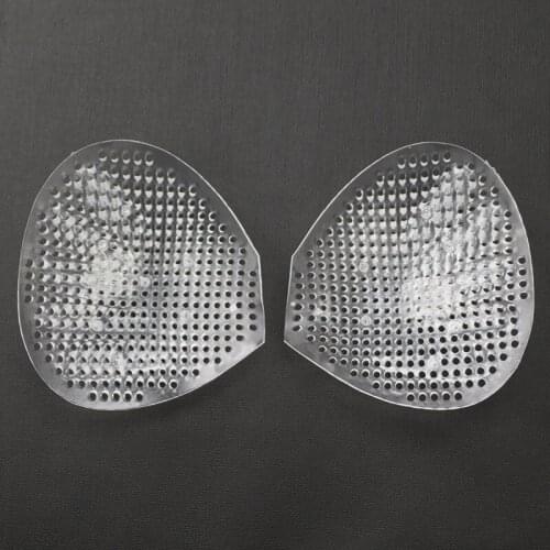 Honeycomb Breathable Breast Pad insert Thickening Gather Transparent Massage Palm-Shaped Magic Cup Bra Underwear Pad Silicone