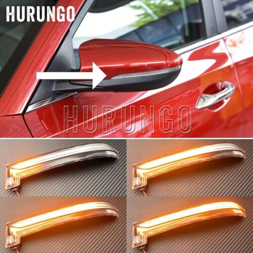 LED Dynamic Turn Signal Light Blinker Sequential Indicator Side Wing Mirror For Hyundai Elantra AD / Avante 2016 2017 2018 2019