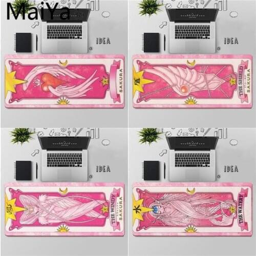 Maiya Top Quality Anime Cardcaptor Sakura Unique Desktop Pad Game Mousepad Free Shipping Large Mouse Pad Keyboards Mat