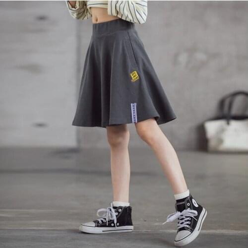 Tutu skirt for girls 2021 spring white gray skirts fashion casual baby girl tutu skirt cute kids clothing 6 8 10 12 year